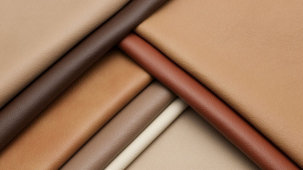 Leathersamples1920x1280 The Most Comfortable Stressless Close-up of Stressless leather material in a new color, highlighting its soft texture and premium quality.